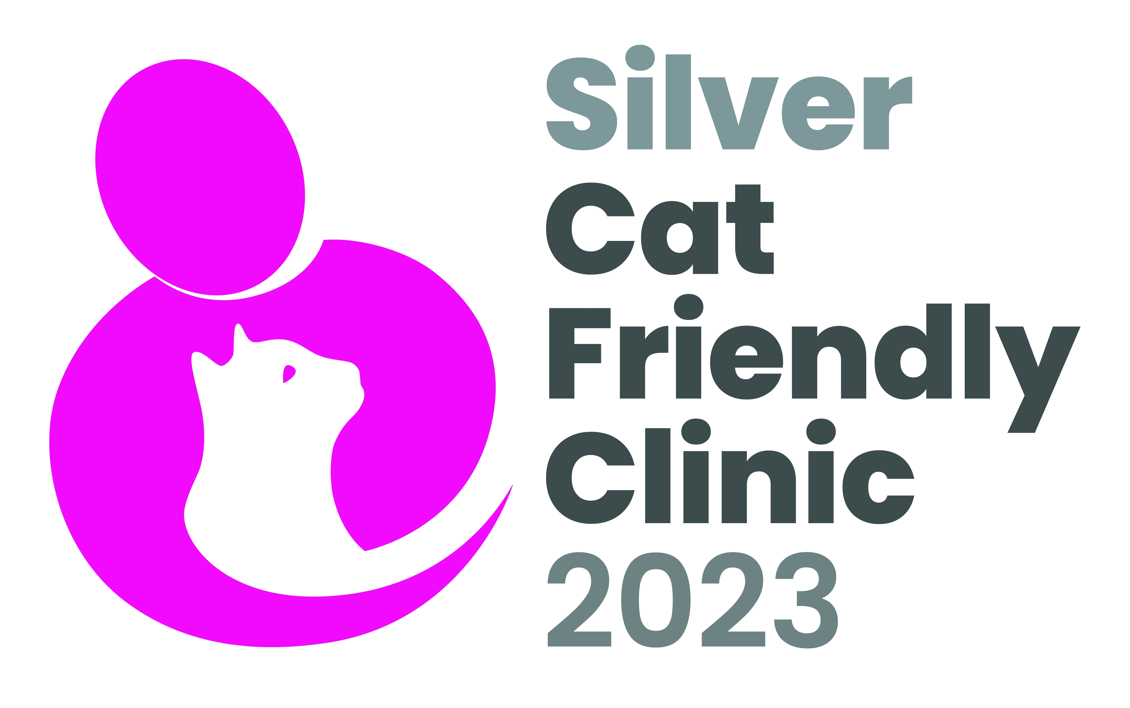 Cat Friendly Clinic Logo Silver